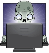computer zombie lokks like