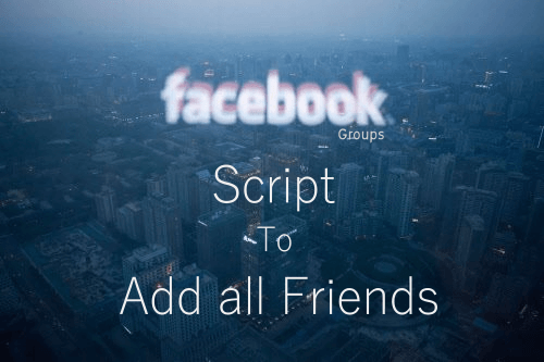 script to add all friends in group 2015